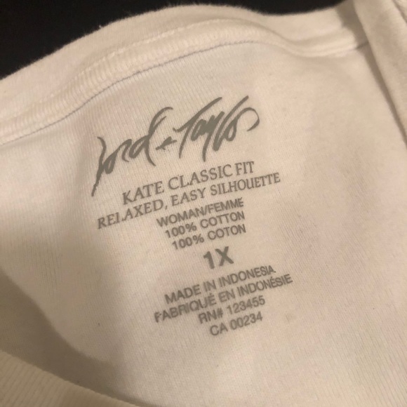 6 Lord & Taylor Short Sleeve Tops Shirts 1X - Picture 6 of 13